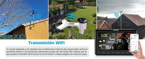 Sainlogic Estaci N Meteorol Gica Wlan Professional Con Sensor De