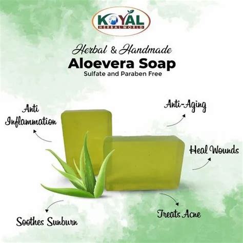 Solid Natural Aloe Vera Glycerine Soap For Bathing And Beautification