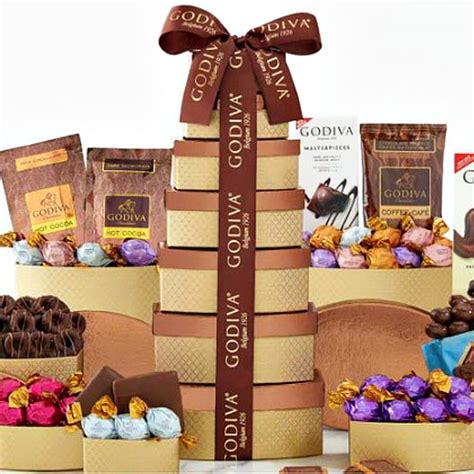 Godiva Milk & Dark Chocolate Deluxe Gift Tower