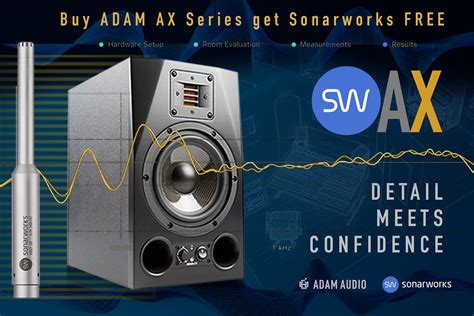 Adam Audio Serie Ax Y Sonarworks Bundle