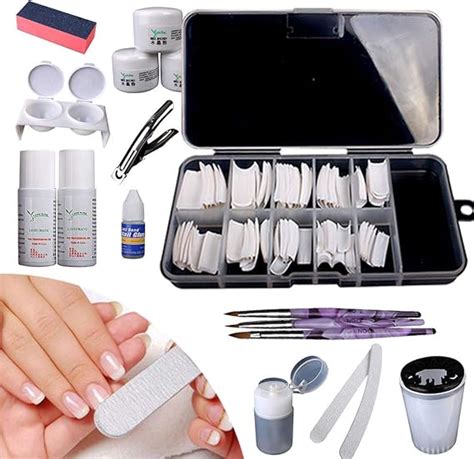 Nail Salon Sets Diy Nail Manicure Kit Nail Brush Tips Acrylic Powder