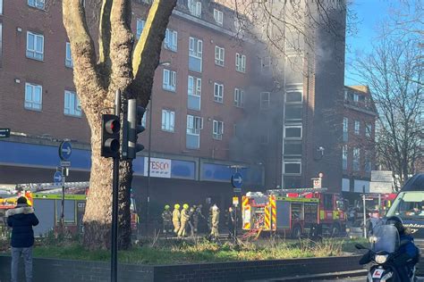 Thornton Heath Fire Firefighters Tackle Blaze In Basement Car Park