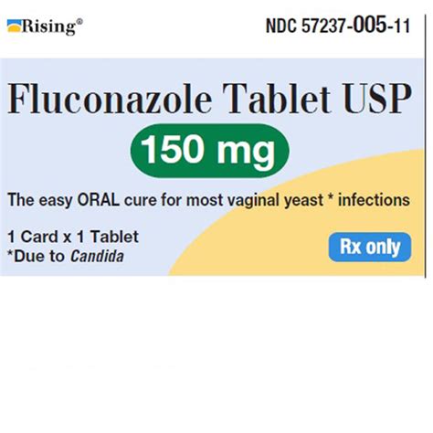 Fluconazole Tablets 150 Mg Mountainside Medical Equipment