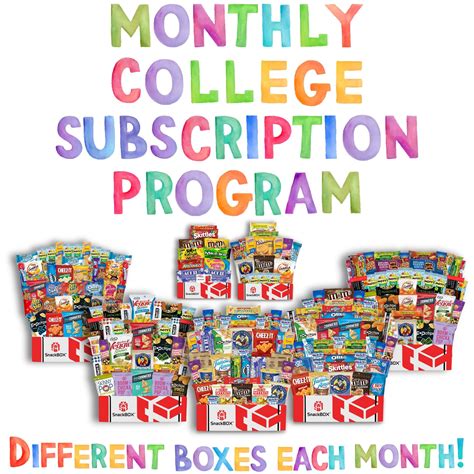 (2024-2025) College Student SnackBOX Care Package Subscription Program
