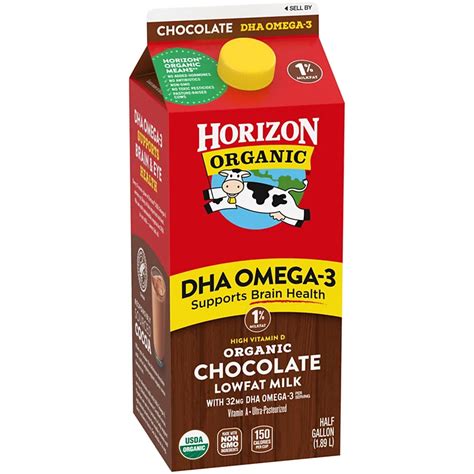 Horizon Organic 1% Lowfat Dha Omega-3 Chocolate Milk - Shop Milk at H-E-B