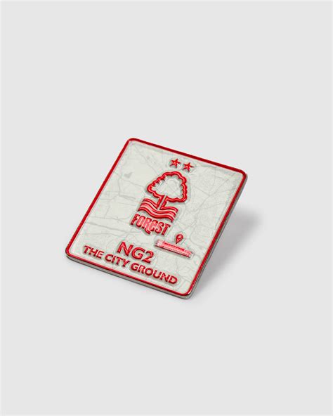 Nffc Route To The City Ground Pin Badge Nottingham Forest Fc