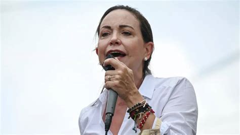 Mar A Corina Machado Maduro No Puede Escoger El Candidato Que Lo Va A