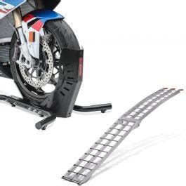 Set Wheel Chock Easy Evo In Front Stand Aluminium Loading Ramp Alu