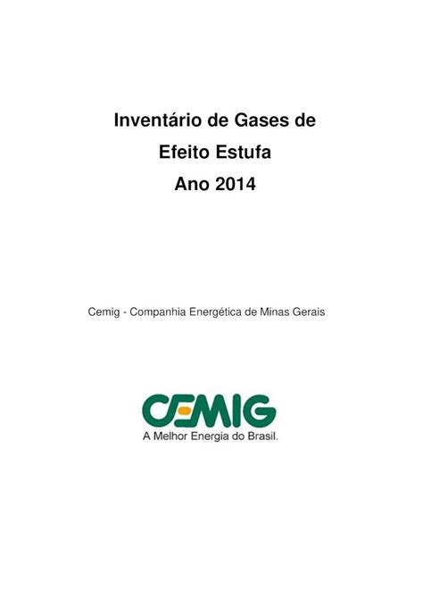 PDF Inventário de Gases de Efeito Estufa 2020 05 26 Para o