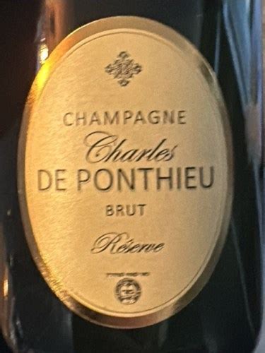 Cuperly Charles De Ponthieu R Serve Brut Champagne Vivino Us