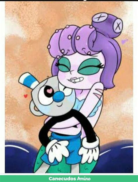 Fanart ☕mugman X Cala Maria🐙 Cuphead Amino Pt Br© Amino