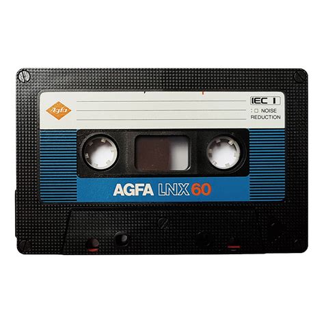 Agfa Lnx60 Ferric Blank Audio Cassette Tapes Retro Style Media