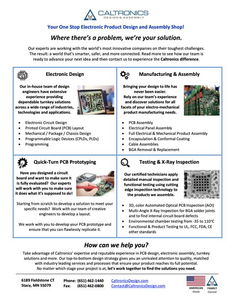 Printed Circuit Board Manufacturing And Pcd Prototyping Solutions