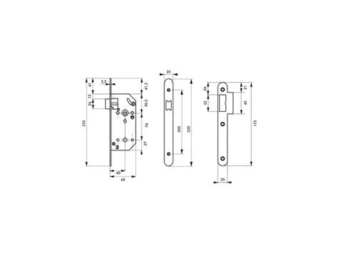 THIRARD Serrure encastrable pour porte d intérieur monomax nf têtère