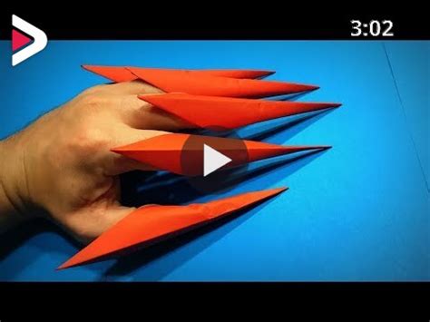 Origami Claws How To Make A Paper Claws Halloween DIY Easy Origami