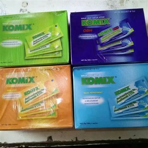 Jual Komix Obh 1 Box Isi 30 Sachet 7ml Shopee Indonesia