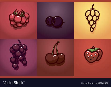 Berry1 Royalty Free Vector Image Vectorstock