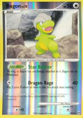 1x Bagon SH10 Holo Rare Moderately Played Pokemon Platinum Arceus