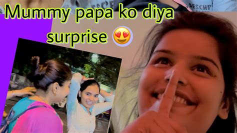 Kavita Di Huyi Emotional Aaj Maine Diya Mummy Papa Ko Surprise