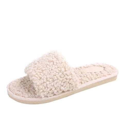 Chausson Pantoufle Babouche Pantoufle Hiver Femme Accueil Loisirs