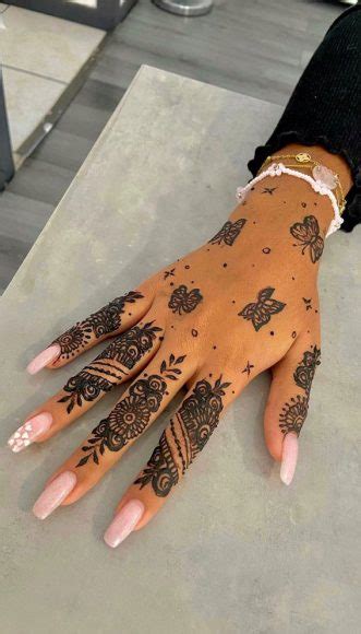 Intricate Henna Designs For Special Occasions Butterfly Floral