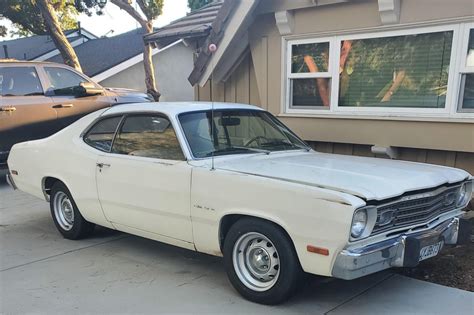 No Reserve 1974 Plymouth Gold Duster V8 Project For Sale On Bat