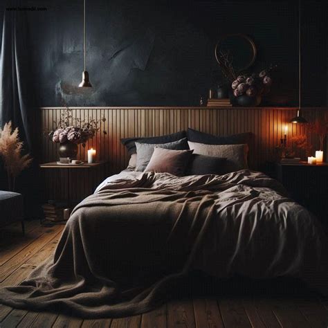 9 Dark Cozy Romantic Bedroom Tips Embrace Warm Moody Colors And Layer