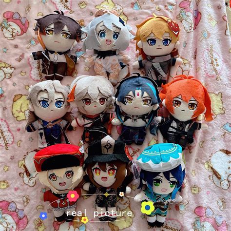 20cm Genshin Impact Doll Itto Kazuha Plush Toy Scaramouche Anime Gorou