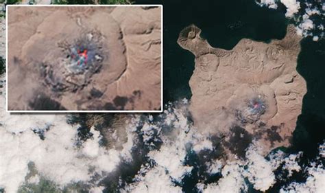 Taal Volcano Update Satellite Image Reveals Bright Red Crater Of Philippines Volcano Science