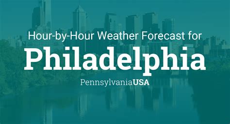 hourly forecast  philadelphia pennsylvania usa