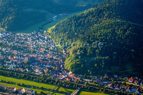 Hausach Aus Der Vogelperspektive Dorfkern An Den Fluss Uferbereichen