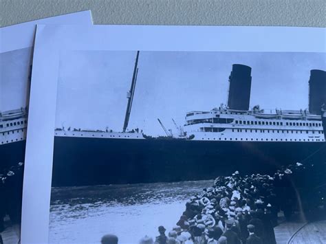 Rms Titanic Sailing Day April 10 1912 Southampton Reprint Photo Ebay