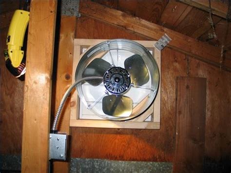 Installing An Attic Exhaust Fan