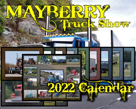 2022 Calendars Mayberry Truck Show Convoy