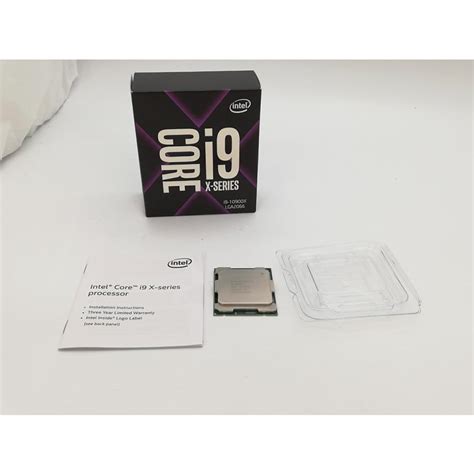 【中古】intel Core I9 10900x 3 7ghz Tb 4 5ghz Tb3 0 4 7ghz Box Lga2066 10c 20t L3 19 25mb Tdp165w