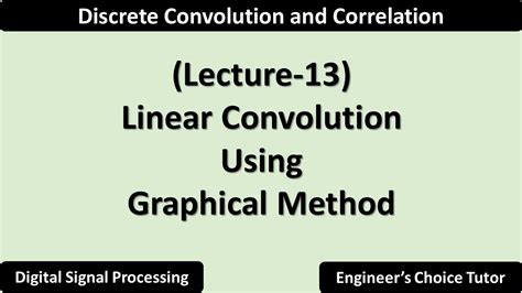 Linear Convolution Using Graphical Method Lecture 13 YouTube