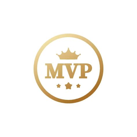 Mvp Most Valuable Player Medal Reward Vector 32403657 Vector Art At