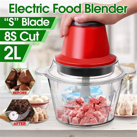 Mesin Pengisar Daging Sayuran Mesin Kisar Electric Multipurpose 4 Blade