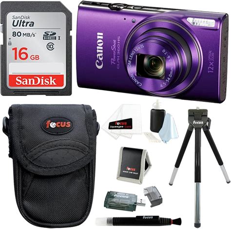 Amazon Canon Powershot Elph Hs Digital Camera Purple W