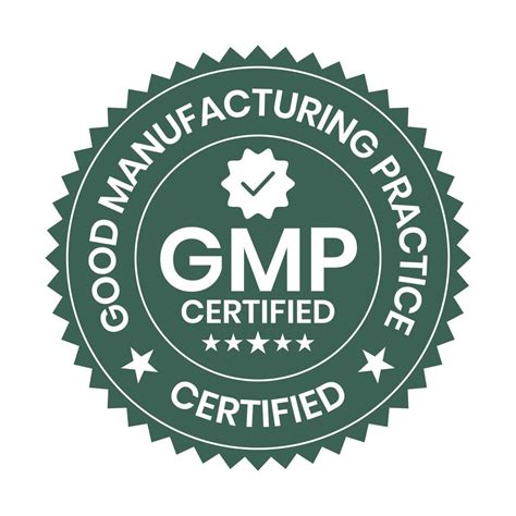 gmp certificado o bueno fabricación práctica certificado insignia