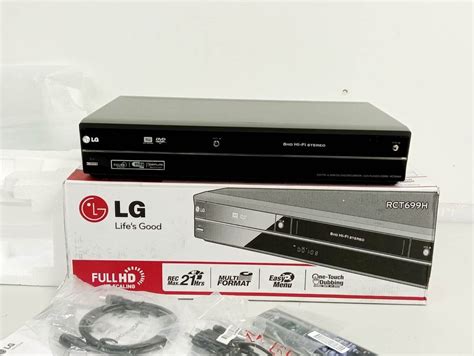 Lg Rct H Vhs Dvd Combi New In Box Cam Ra Vid O Enregistreur S Vhs