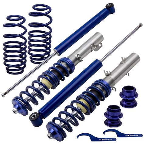 Adjustable Coilover Suspension Struts Kit For Vw Golf Jetta Mk