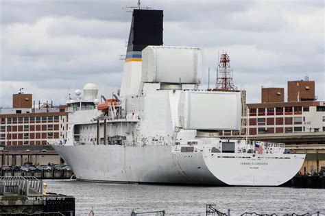 Usns Howard O Lorenzen T Agm Is A Missile Range Instrumentation