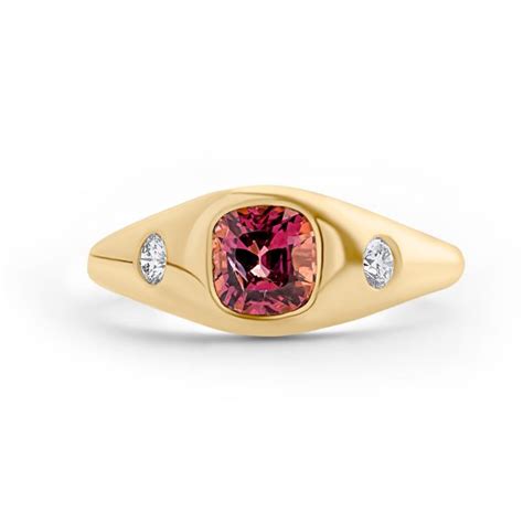 Goldring 18 Kt Pink Spinell Diamant La Pantera Goldschmied