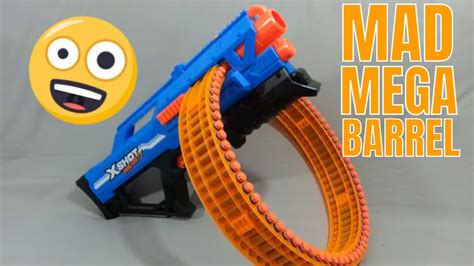 X Shot Insanity Mad Mega Barrel Blaster Review Youtube