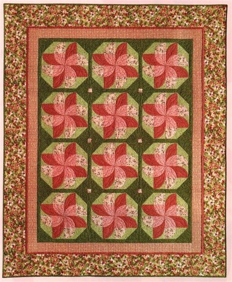 Bloomin Blossoms Quilt Pattern Pieced Applique Pc Ebay