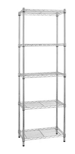 Estante Organizadora Multiuso Cromada Rodas 190x60x45cm