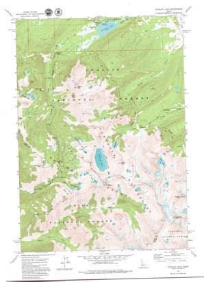 Stanley Lake Topographic Map 1 24 000 Scale Idaho