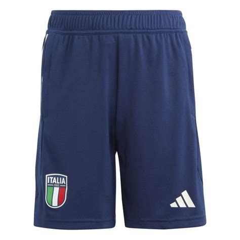 Italie Short d Entraînement Tiro 23 Bleu Marine Blanc Enfant