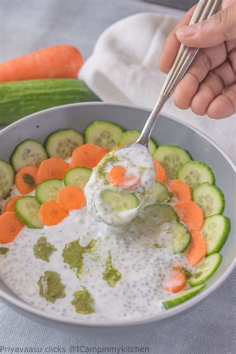 Savory Chia Pudding Savory Breakfast Pudding I Camp In My Kitchen